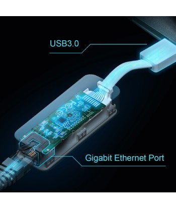 TP-LINK UE300 USB 3.0 to Gigabit Ethernet Network Adapter 1 10/100/1000 Mbit/s