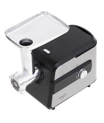Adler Meat mincer with a shredder AD 4813 Silver/Black, 600 W, Number of speeds 2, Throughput (kg/min) 1