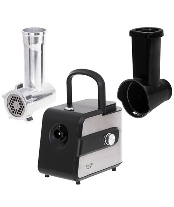 Adler Meat mincer with a shredder AD 4813 Silver/Black, 600 W, Number of speeds 2, Throughput (kg/min) 1
