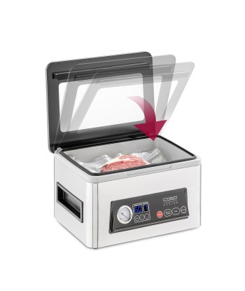 Caso Chamber Vacuum Sealer VacuChef 50 Power 300 W, Stainless steel