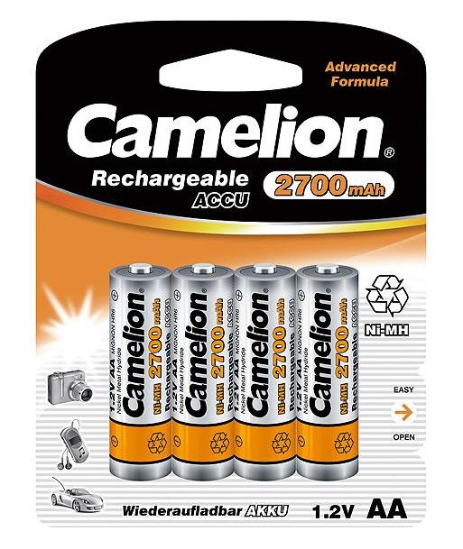 Camelion AA HR6 2700mAh Аккумуляторы - 4 шт Camelion AA HR6 2700mAh Аккумуляторы - 4 шт