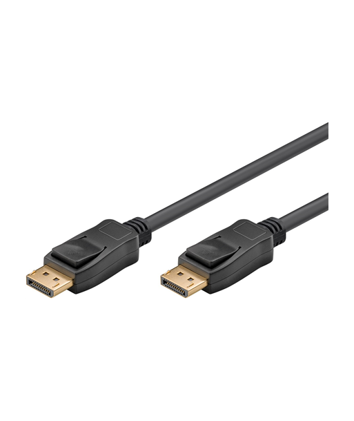 Goobay DisplayPort 1.4 Kaabel, 2m, Must - Kristallselge Pilt! Goobay DisplayPort 1.4 Kaabel, 2m, Must - Kristallselge Pilt!