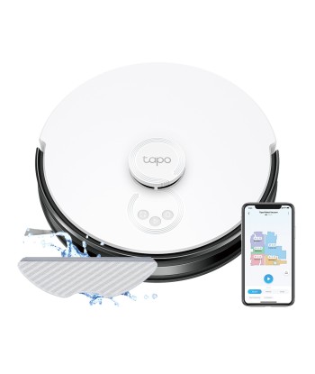 Робот пылесос с функцией влажной уборки TP-LINK LiDAR Navigation + Smart Auto-Empty Dock DEEBOT N8 PRO+ Wet&Dry, Operating time (max) 300 min