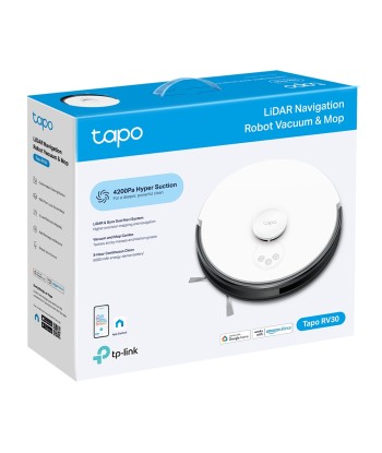 Робот пылесос с функцией влажной уборки TP-LINK LiDAR Navigation + Smart Auto-Empty Dock DEEBOT N8 PRO+ Wet&Dry, Operating time (max) 300 min