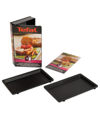 TEFAL XA800912  French toast plates for SW852 Sandwich maker, Black