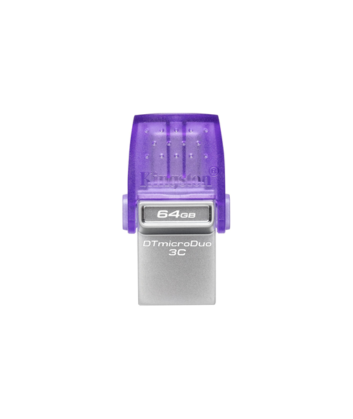 Kingston DataTraveler Micro Duo 3C 64GB USB-C & USB-A Purple Kingston DataTraveler Micro Duo 3C 64GB USB-C & USB-A Purple