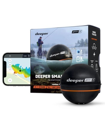 Deeper Smart Sonar PRO+2 Sonar, Black