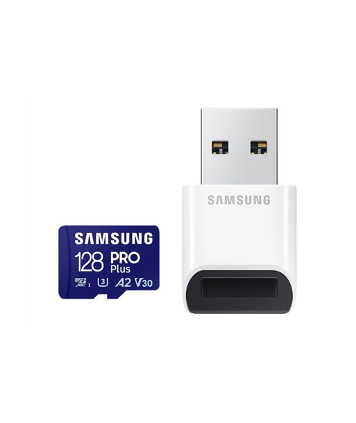 Samsung 128GB PRO Plus MicroSD kaart SD adapteriga - Välkkiired kiirused! Samsung 128GB PRO Plus MicroSD kaart SD adapteriga - Välkkiired kiirused!