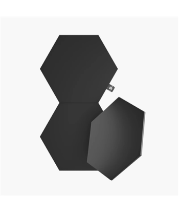 Nanoleaf Shapes Black Hexagon Expansion Pack (3 Panels) - Expand Your Smart Lighting!