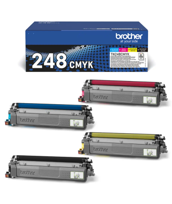 Tooner Brother TN248VAL, Value pack with all 4 toners