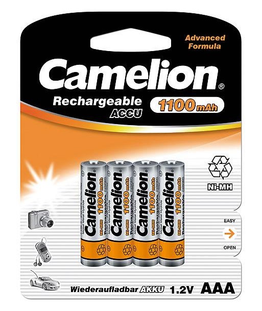 Camelion AAA HR03 1100mAh Akud (4 tk pakis) Camelion AAA HR03 1100mAh Akud (4 tk pakis)