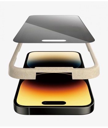 PanzerGlass Screen protector, Apple, iPhone 14 Pro, Glass, Black, Privacy