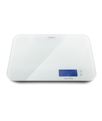 Caso Designer s LX 20 03294 Maximum weight (capacity) 20 kg, Graduation 5 g, White