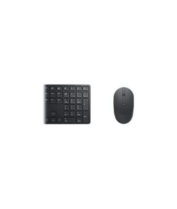 Беспроводной комплект клавиатуры и мыши Dell Pro KM5221W (RU, черный)