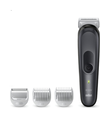 Braun Body Groomer BG3350 Cordless and corded, Operating time (max) 80 min, NiMH, Black/Grey
