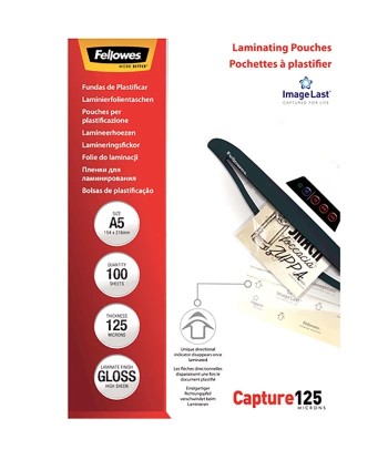 LAMINATOR POUCH IMAGELAST/A4 125 100PCS 5307407 FELLOWES