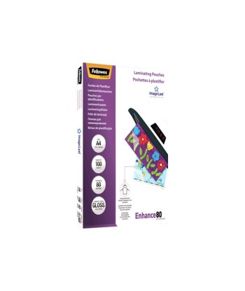 Fellowes Premium Laminating Pouches A4 Clear - 80 Micron (100 Sheets)