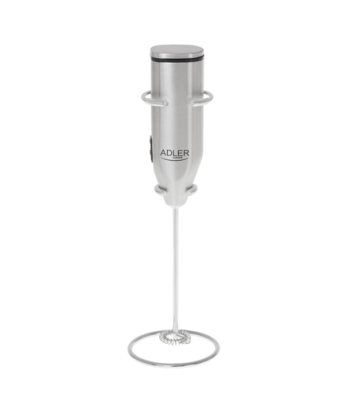 Adler Milk frother with a stand AD 4500 Stainless Steel