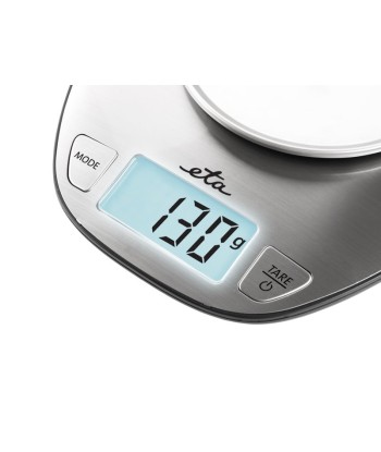 ETA Dori Kitchen Scale - 5kg Capacity, Precise 1g Graduation, Stainless Steel Elegance