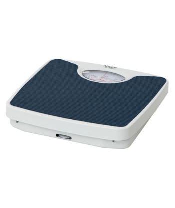 Adler AD 8151b Mechanical Bathroom Scale (130kg, Blue & White)