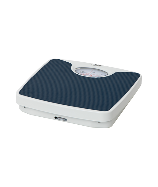 Adler AD 8151b Mechanical Bathroom Scale (130kg, Blue & White)
