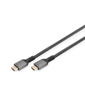 Digitus 8K PREMIUM HDMI 2.1 Connection Cable DB-330200-010-S Black, HDMI to HDMI, 1 m