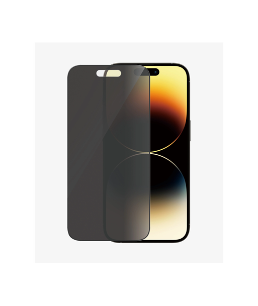 PanzerGlass Screen protector, Apple, iPhone 14 Pro, Glass, Black, Privacy