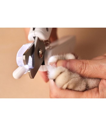 PETKIT LED Nail Clipper - Safe & Precise Pet Grooming (White)