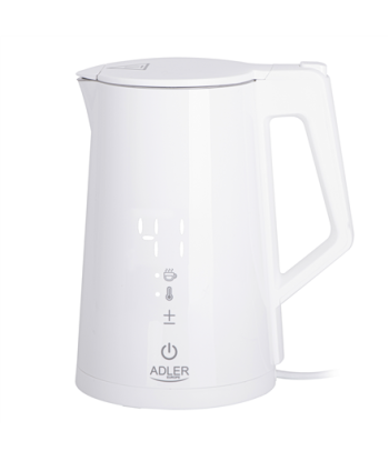 Veekeetja Adler AD 1345w	 Electric, 2200 W, 1.7 L, Stainless steel, 360° rotational base, White