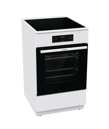 Плита Gorenje GEIT5C60WPG Hob type Induction, Oven type Electric, White, Width 50 cm, Grilling, 70 L, Depth 59.4 cm