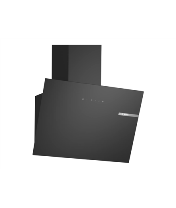 Bosch DWK65DK60 Wall-mounted Hood, A, Width 60 cm, Max extraction power 430 m3/h, Boost position 550 m3/h, Black