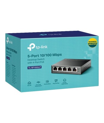 Switch TP-LINK TL-SF1005LP 5x10Base-T / 100Base-TX PoE ports 4 TL-SF1005LP