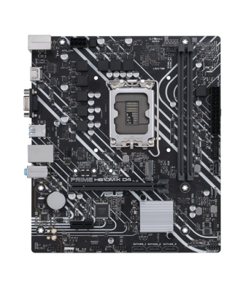 Asus PRIME H610M-K D4 Processor family Intel, Processor socket  LGA1700, DDR4 DIMM, Memory slots 2, Supported hard disk drive