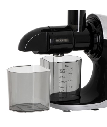 Adler AD 4130 Slow Juicer - Stainless Steel & Black: Fresh Juice, Effortless Cleaning!