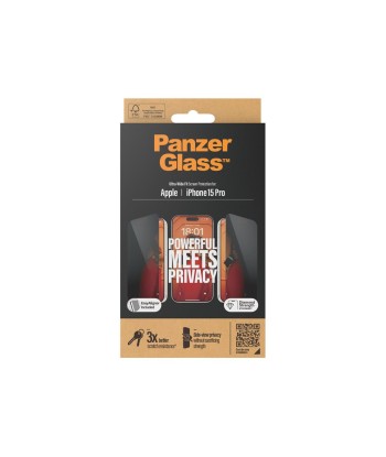 PanzerGlass iPhone 2023 6.1" Pro | Ultra-Wide Fit w. EasyAligner