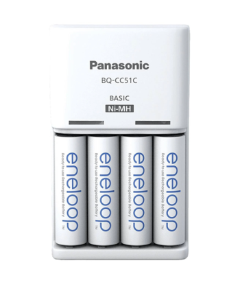 Panasonic Eneloop AA/AAA Battery Charger (K-KJ51MCD40E) - 10 Hour Charge