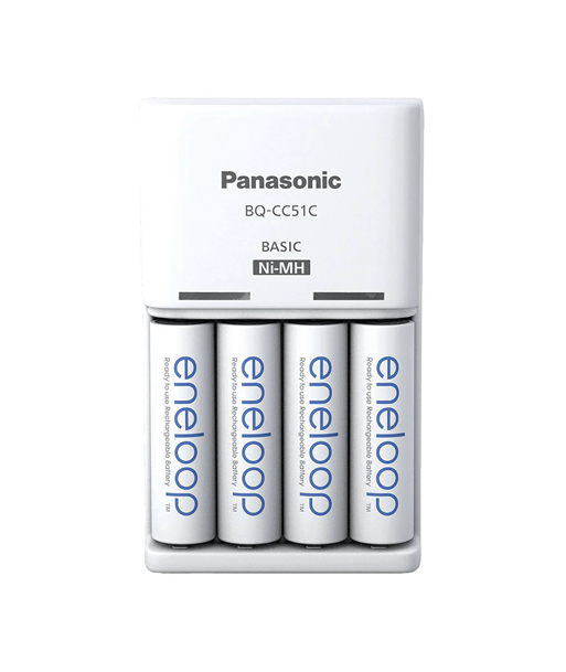 Panasonic Eneloop AA/AAA Зарядное Устройство (K-KJ51MCD40E) - Зарядка за 10 Часов Panasonic Eneloop AA/AAA Зарядное Устройство (K-KJ51MCD40E) - Зарядка за 10 Часов