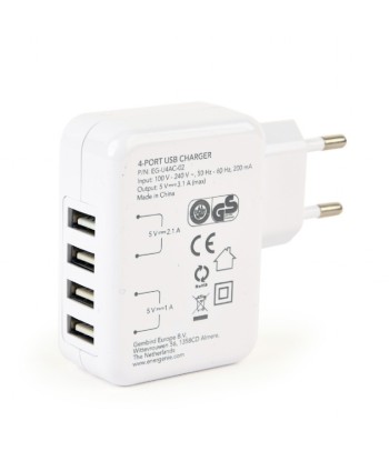 EnerGenie Universal USB charger EG-U4AC-02 White
