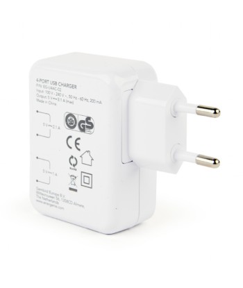 EnerGenie Universal USB charger EG-U4AC-02 White