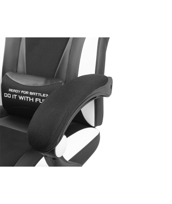 Fury Avenger M+ Gaming Chair - Black/White