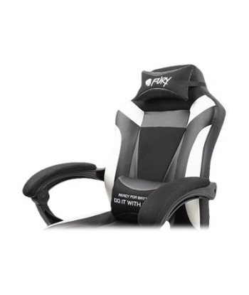 Fury Avenger M+ Gaming Chair - Black/White