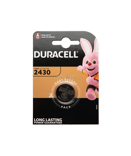 Литиевая батарейка Duracell CR2430 - 1 шт. Литиевая батарейка Duracell CR2430 - 1 шт.