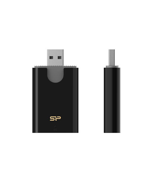 Silicon Power Combo Card Reader Type-A USB 3.2, SD/MMC Card, microSD Card