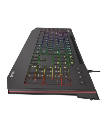 Игровая клавиатура Genesis LITH 400, RGB LED light, US, Black, Wired