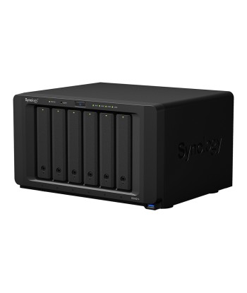 Synology Tower NAS DS1621+ up to 6 HDD/SSD Hot-Swap, Ryzen V1500B Quad Core, Processor frequency 2.2 GHz, 4 GB, DDR4, RAID 0,1