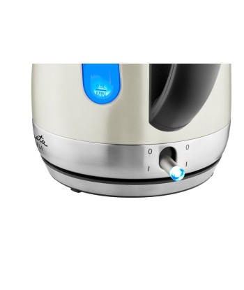 Veekeetja ETA ELA ETA859890070 Standard, 2100 W, 1.7 L, Stainless steel, 360° rotational base, Cream