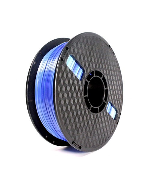 Flashforge Filament, PLA Silk Ice 3DP-PLA-SK-01-ICE	 1.75 mm diameter, 1kg/spool, Ice blue + Dark blue