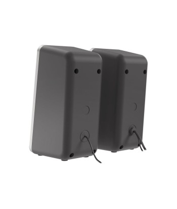 Genesis Computer Speaker Helium 100BT RGB Gaming Speakers, Bluetooth, Silver/Black