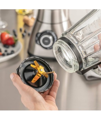 Caso B1800 Tabletop Blender - 1800W, 1.75L Glass Jar, Ice Crush & Mini Chopper