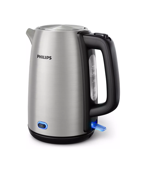 Philips HD9353/90 Viva Collection Electric, 1740-2060 W, 1.7 L, Stainless steel, 360° rotational base, Stainless steel